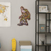 Bigfoot Collage Embossed Shaped Metal Sign - 19.5" x 12.9"
